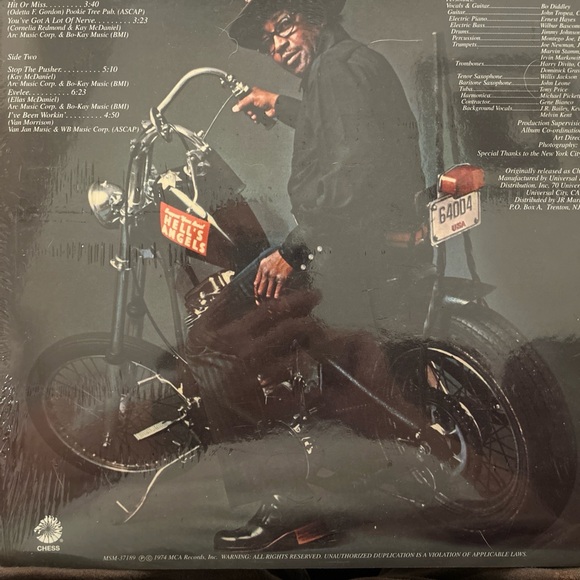 Bo Diddley Big Bad Bo Vinyl Lp Record 1974 Chess CH 50047-BRAND NEW - Picture 4 of 6